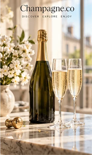 Champagne.co editorial illustration for Benoît Lahaye Rosé de Maceration Extra Brut