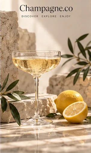 Champagne.co editorial illustration for Ployez-Jacquemart Extra Quality Brut Blanc de Blancs