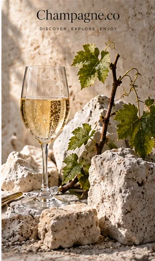 Champagne.co editorial illustration for Henriot Cuvée Hemera 2013